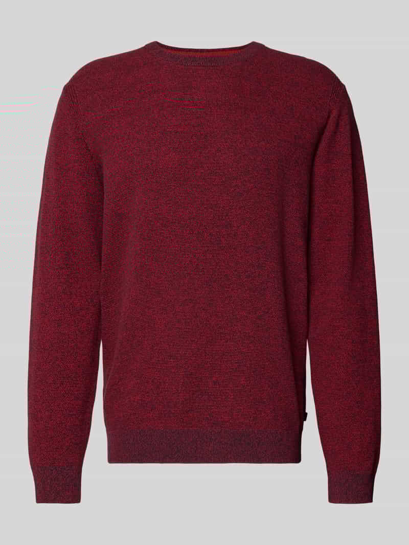 Tom Tailor Regular fit gebreide pullover van zuiver katoen