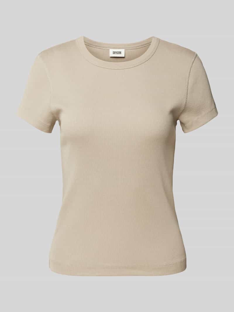drykorn Slim fit T-shirt met ronde hals model 'KOALE'