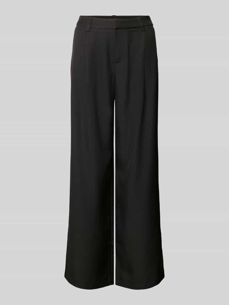 Gina Tricot Wide fit stoffen broek met bandplooien