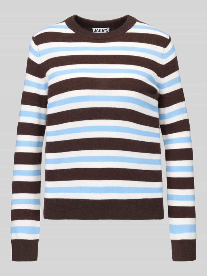 Jake*s Casual Regular fit pullover met gestreept patroon