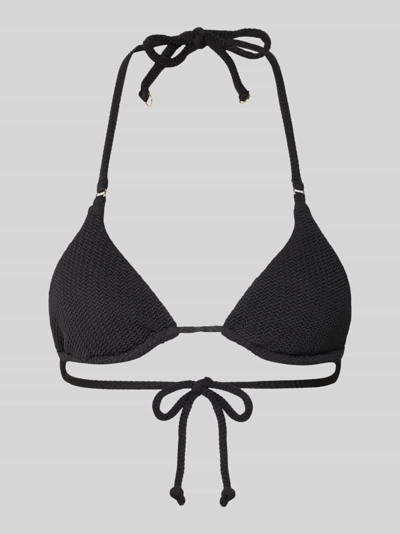 Bikinitop met Structuurpatroon Model 'Dive'