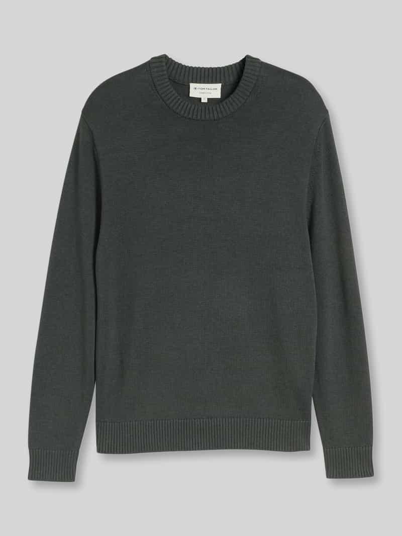 Tom Tailor Regular fit pullover van puur katoen