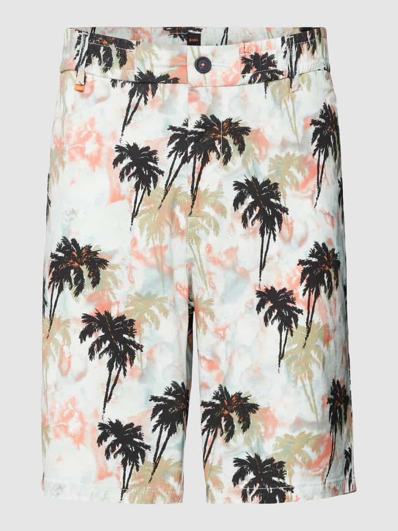 Boss Orange Shorts met all-over motief