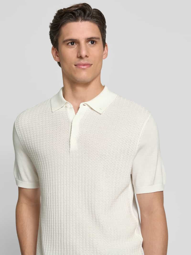 Strellson Poloshirt met korte knoopsluiting model 'Adrian'