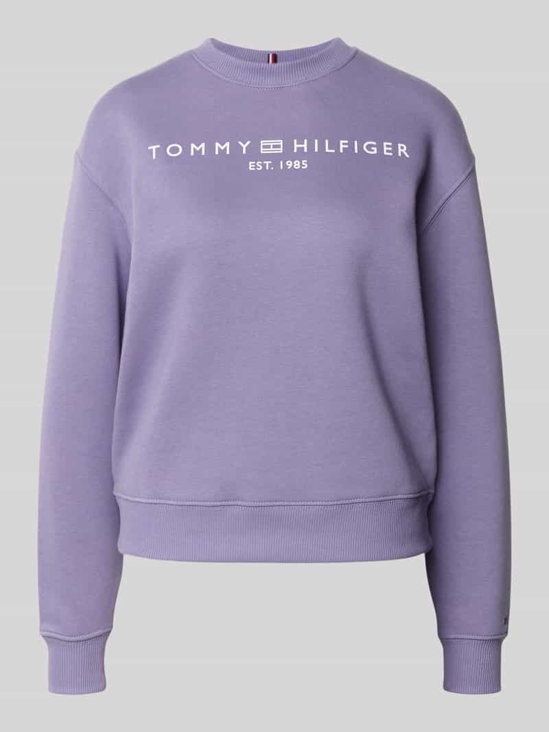 Tommy Hilfiger Relaxed fit sweatshirt van katoenmix