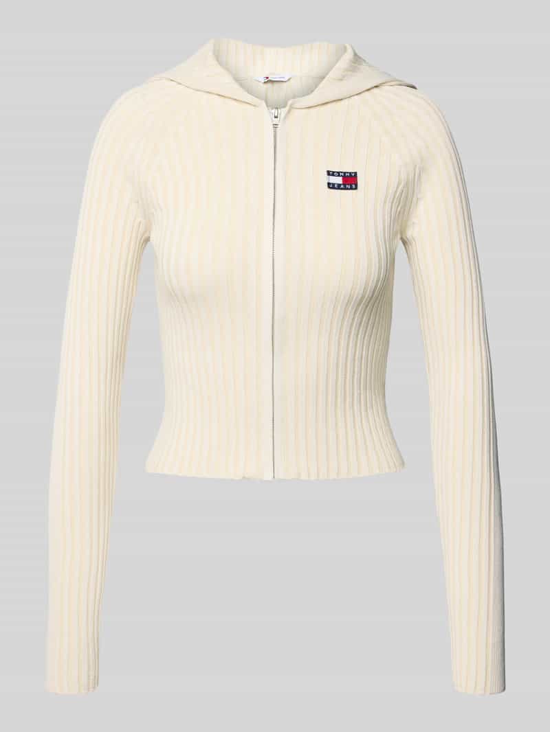 Tommy Jeans Slim fit gebreid jack met raglanmouwen