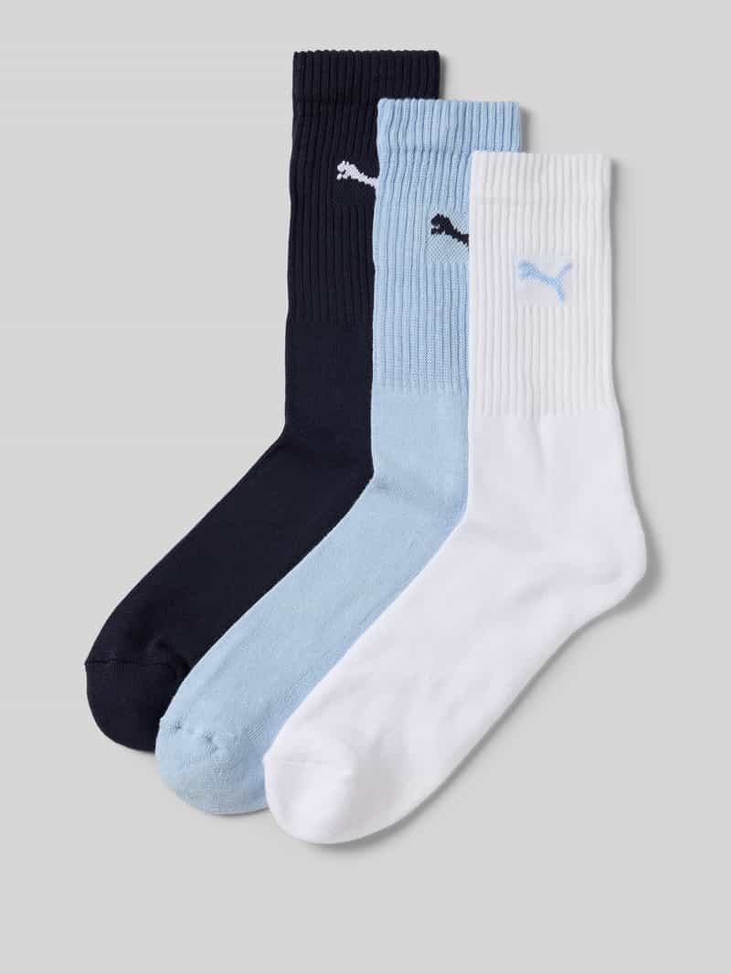 Puma Sokken met logodetail in een set van 3 paar model 'CREW SOCK'