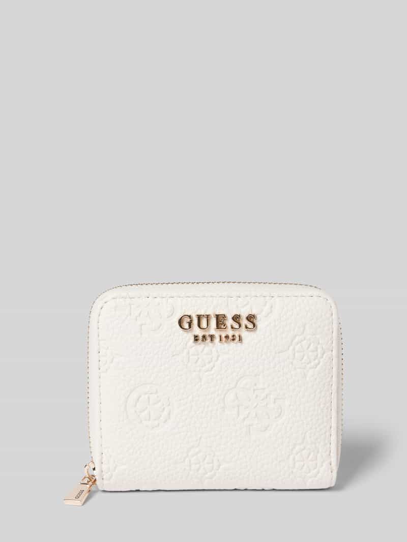 Guess Portemonnee met labelapplicatie model 'CRESIDA'