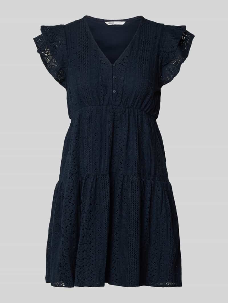 Getailleerde blousejurk van katoenmix model 'HELENA'