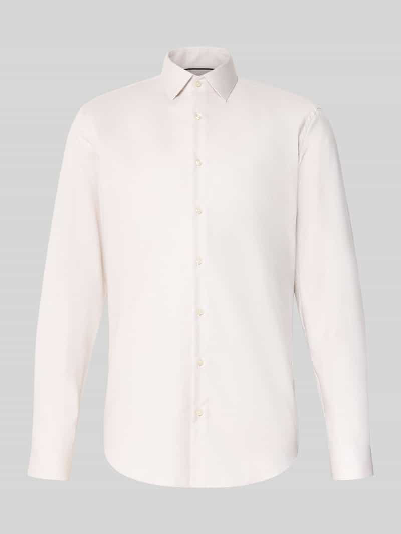 Jake*s Slim fit zakelijk overhemd met kentkraag