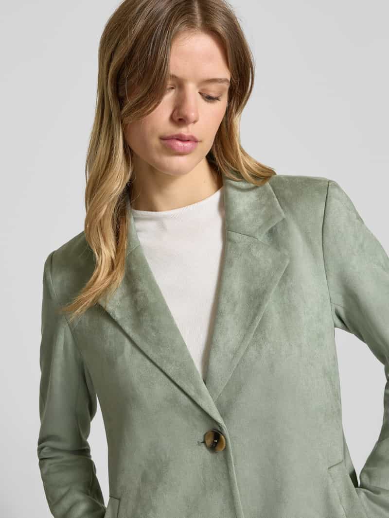 Only Regular fit lange jas met decoratieve knopen model 'DIANE'