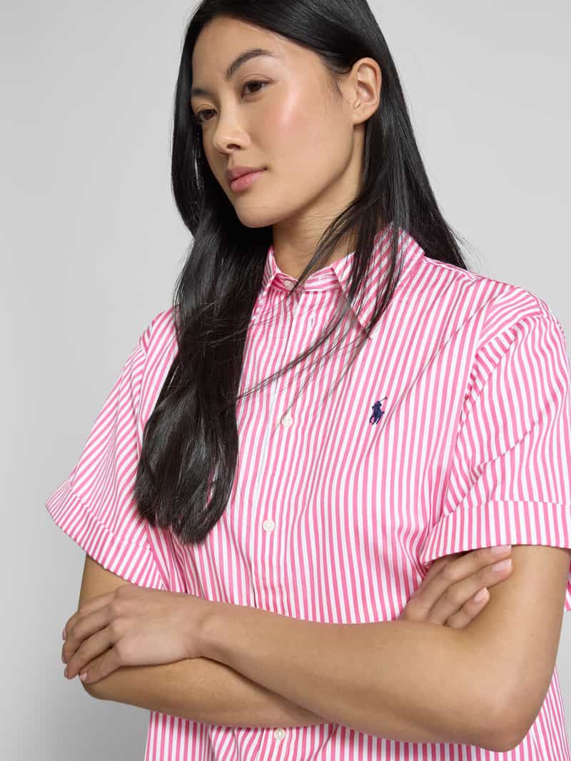 Polo Ralph Lauren Overhemdblouse met labelstitching