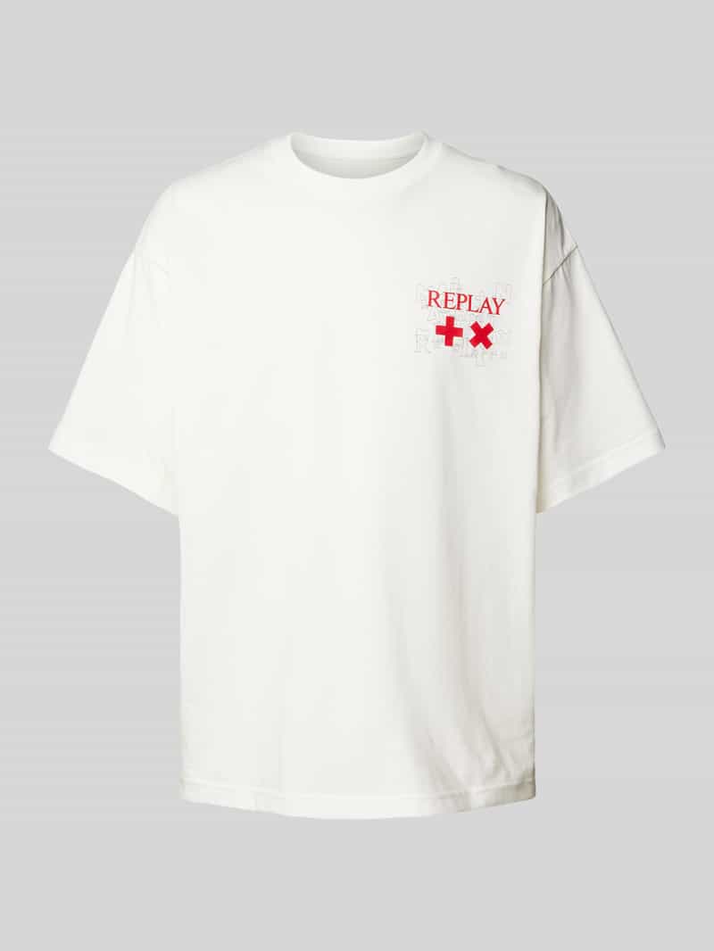 Replay T-shirt met labelprint model 'Martin Garrix'