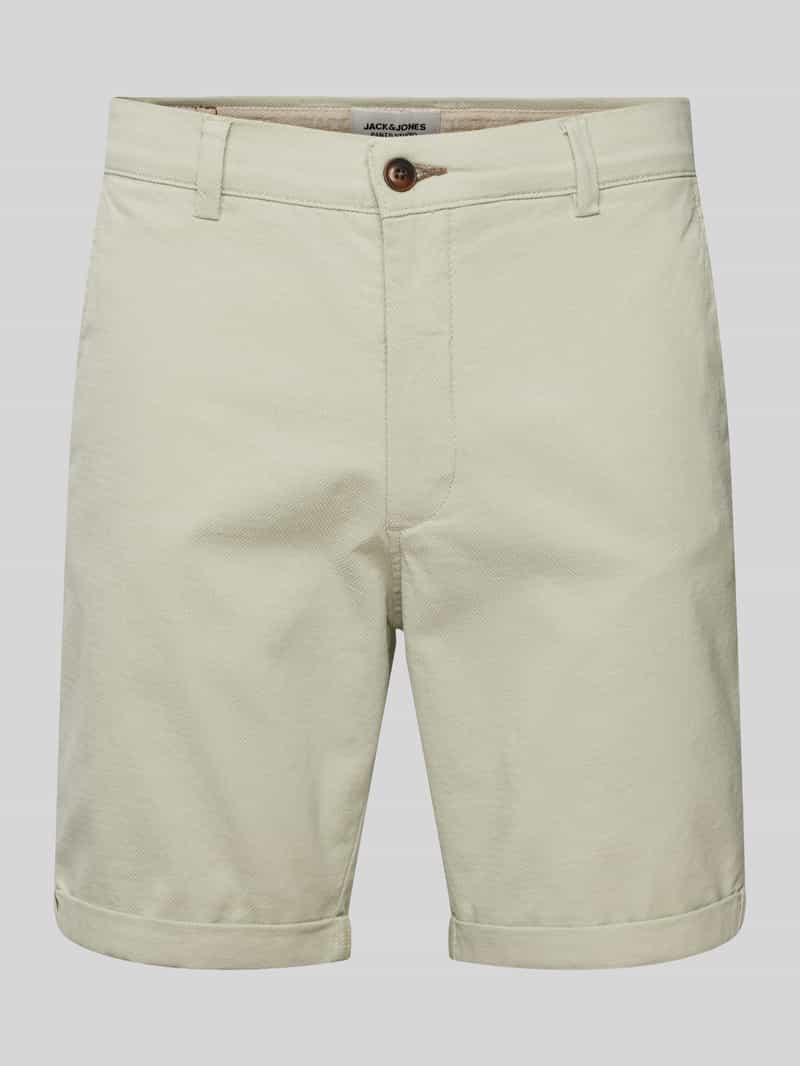 jack & jones Regular fit bermuda met structuurmotief model 'FURY'