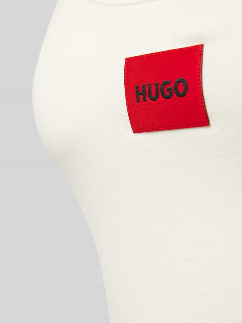 HUGO Tanktop met labelpatch model 'Red Label'