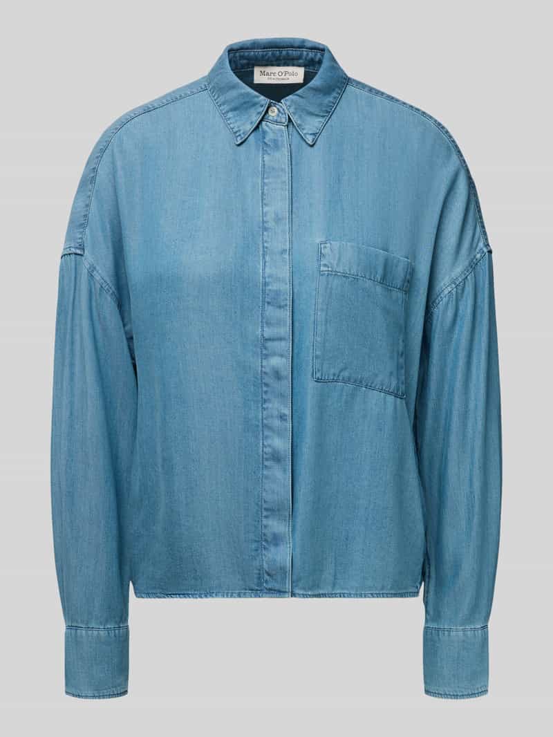 Marc O'Polo Regular fit overhemdblouse van puur lyocell