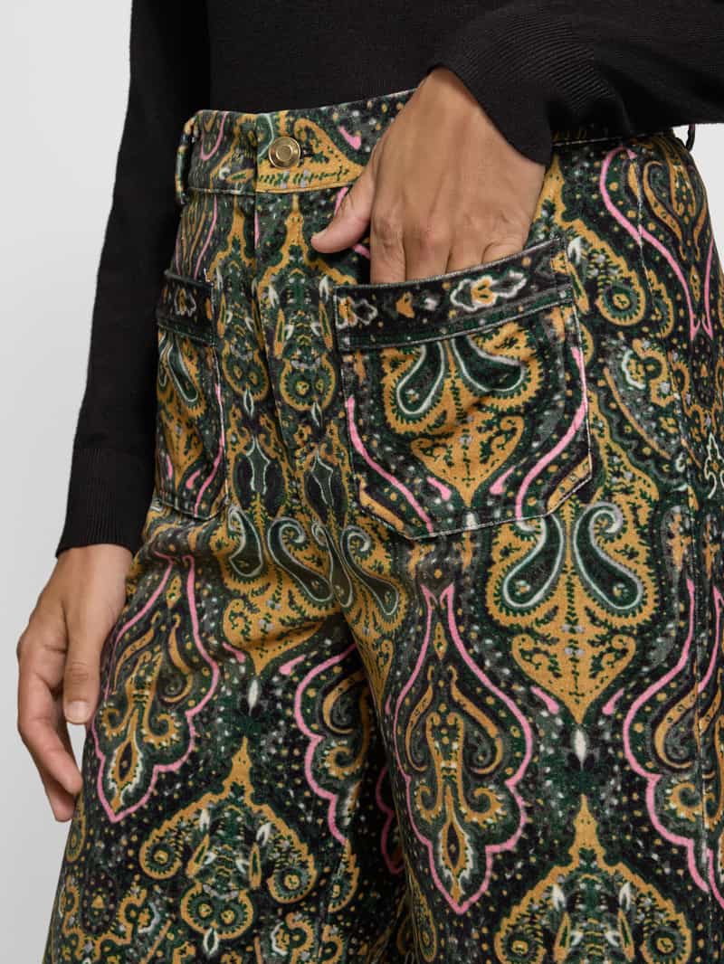 Bash Flared cut broek in all-over look