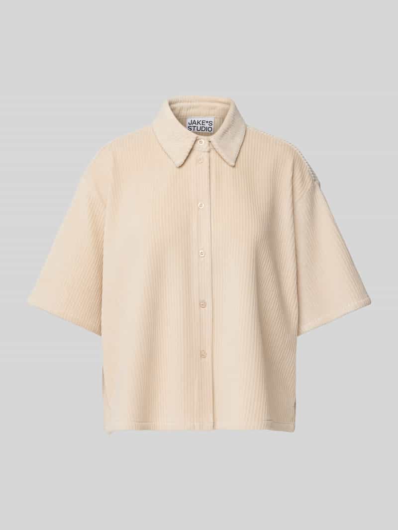 Overhemdblouse met knoopsluiting