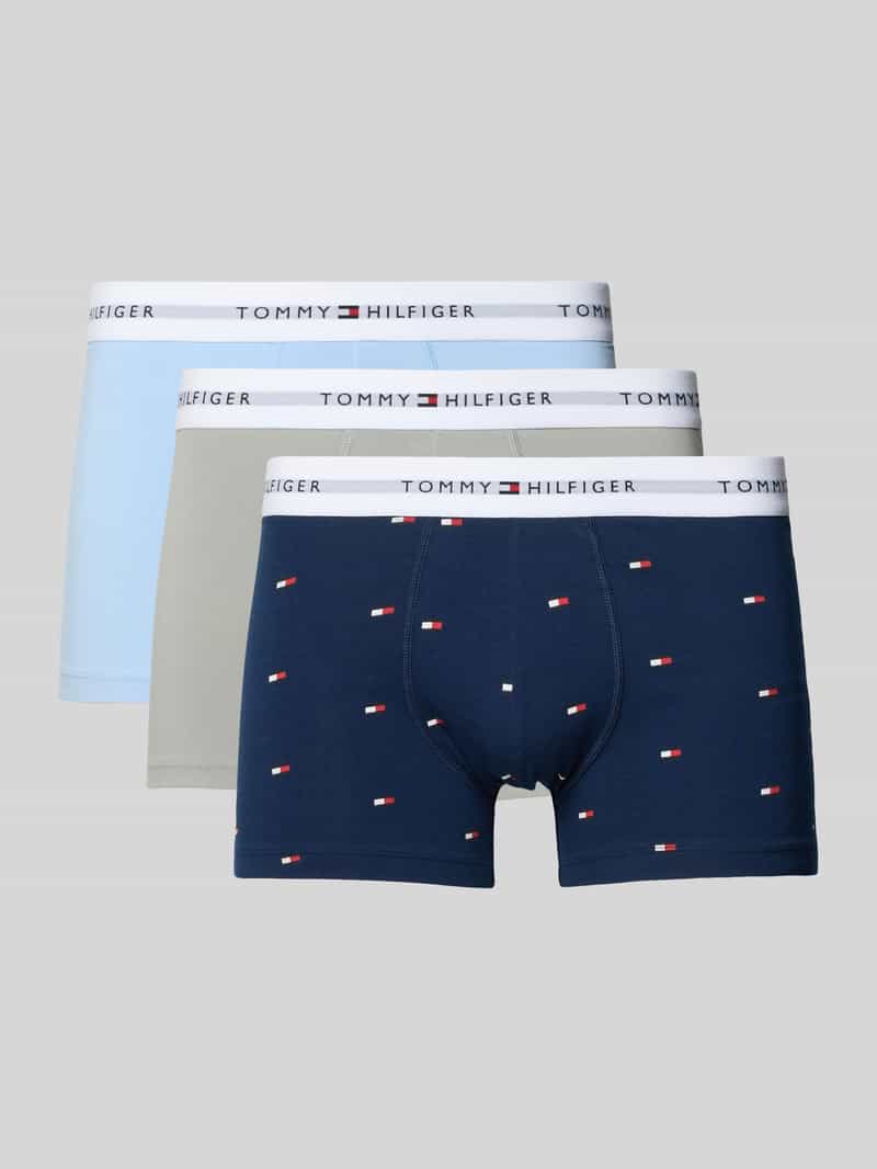Tommy Hilfiger Broek met elastische band met logo in set van 3