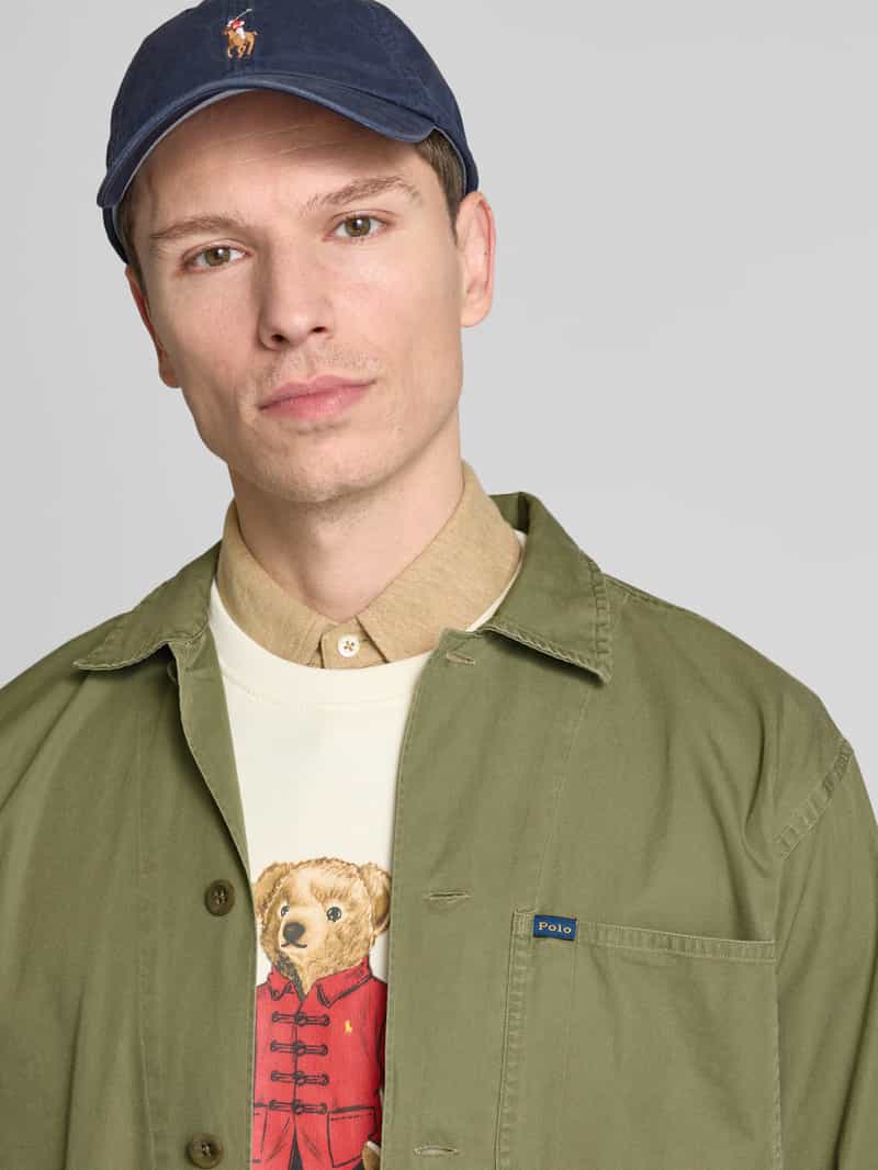 Polo Ralph Lauren Regular fit jeansoverhemd met labeldetail model 'OSBAR'
