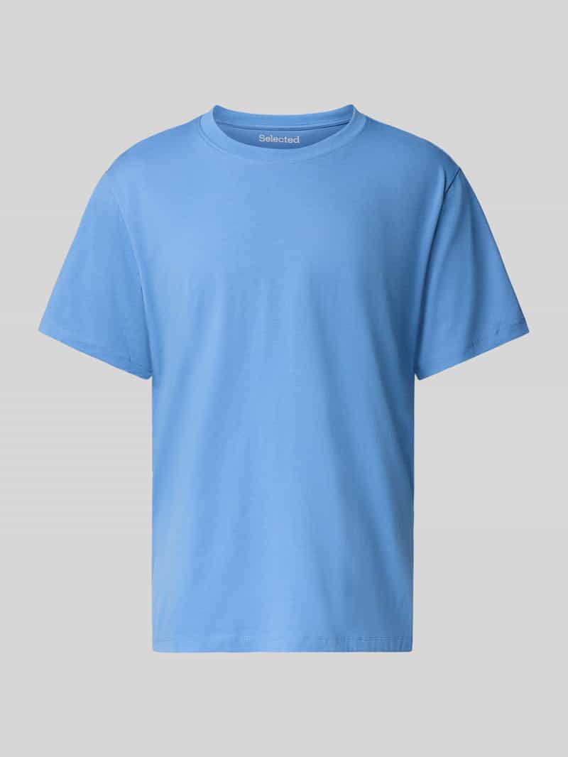 Selected Homme Regular fit T-shirt van puur katoen model 'ASPEN'