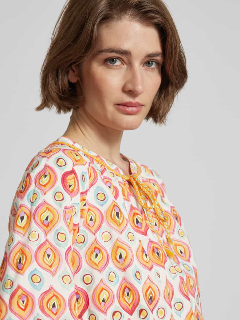 Emily Van den Bergh Blouseshirt met druppelvormige hals