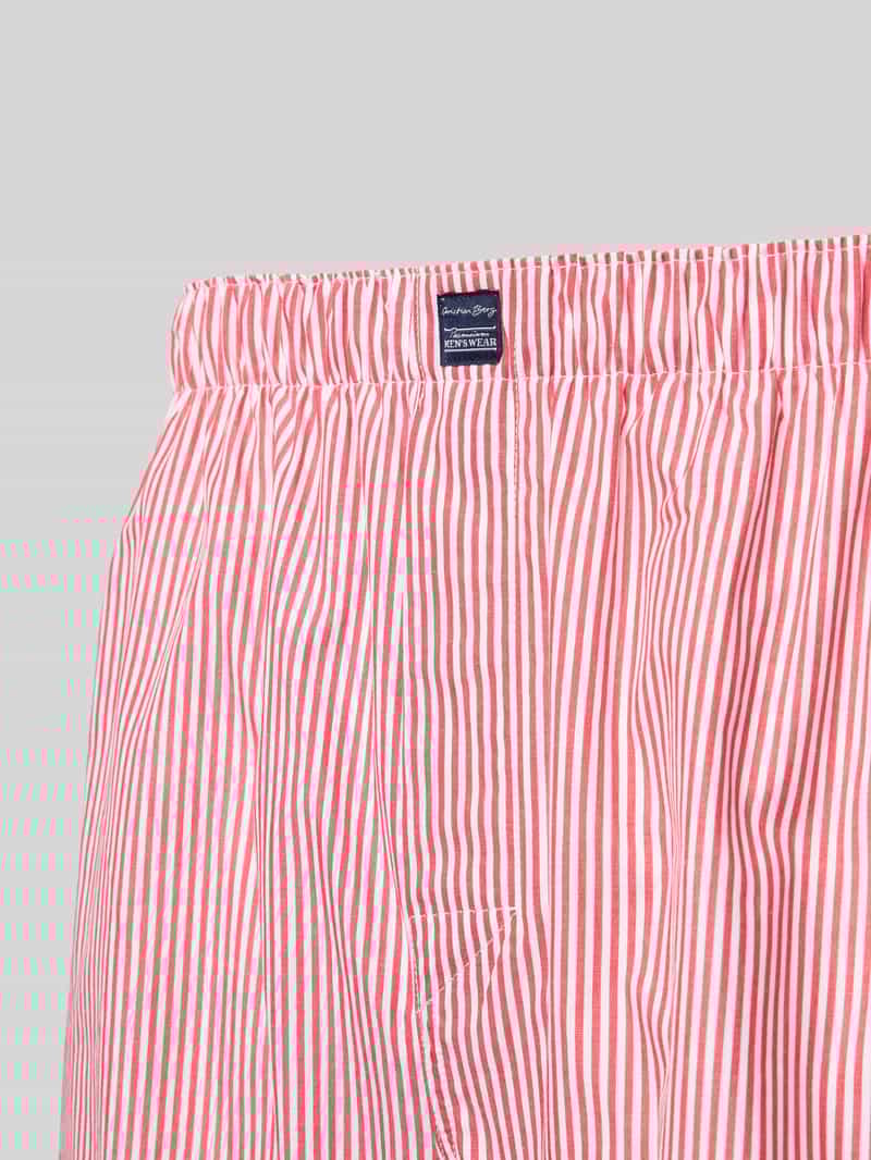 Christian Berg Men Boxershort met labelpatch in een set van 2 stuks