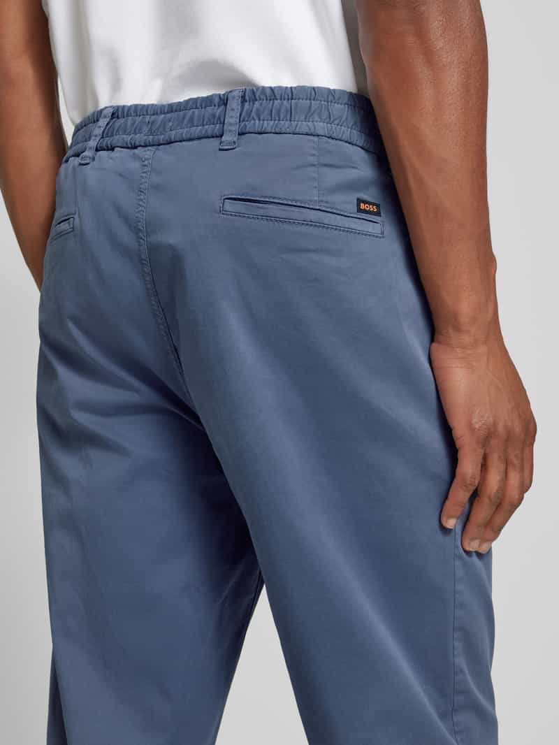 Boss Orange Tapered fit chino met elastische band
