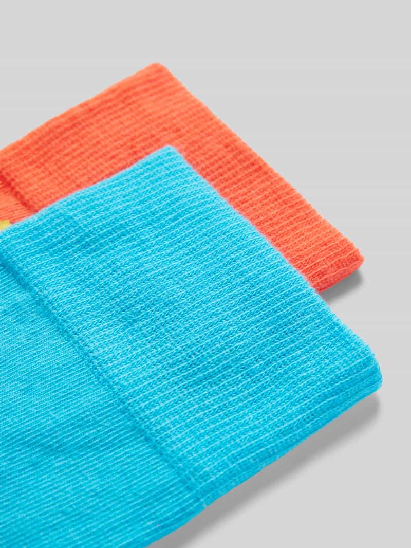 Christian Berg Men Sokken met motiefstitching in een set van 2 paar