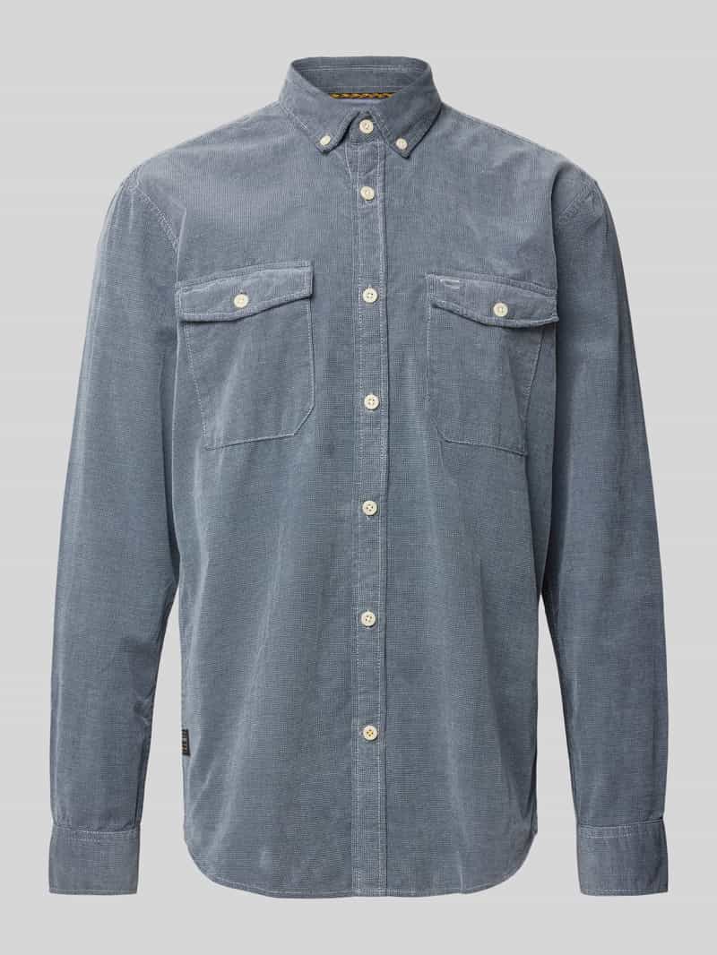 camel active Regular fit vrijetijdsoverhemd met button-downkraag