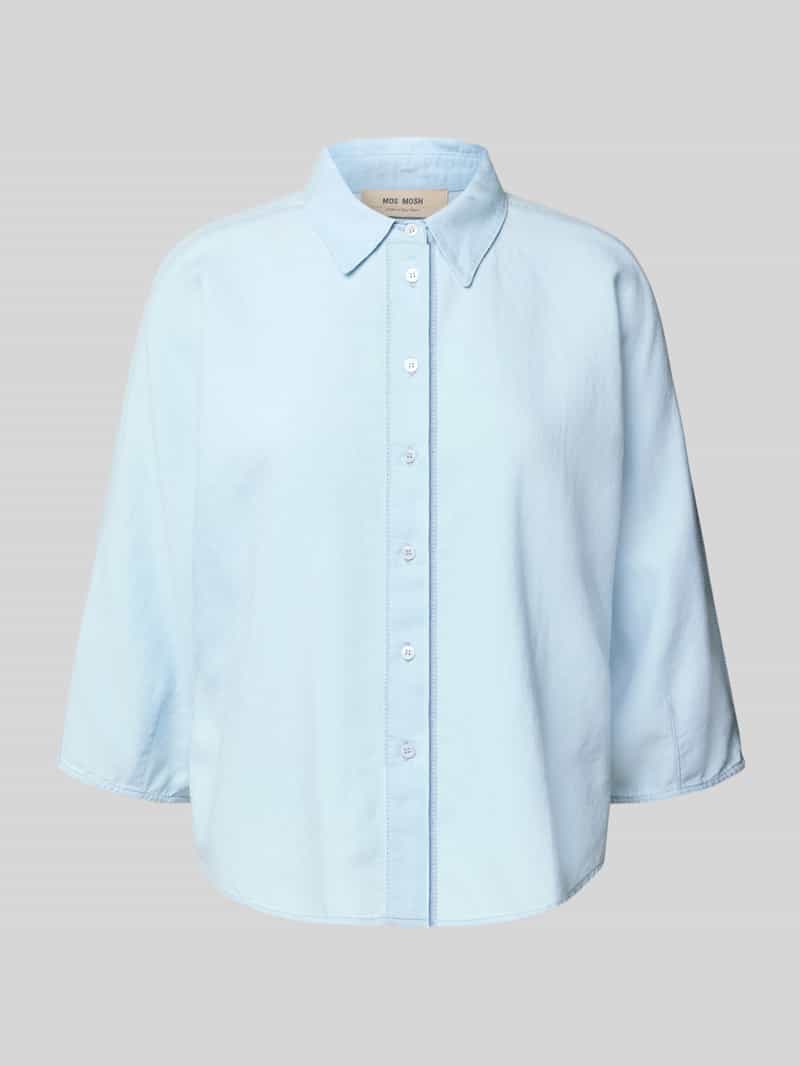 MOS MOSH Regular fit blouse in denimlook model 'Angelina'