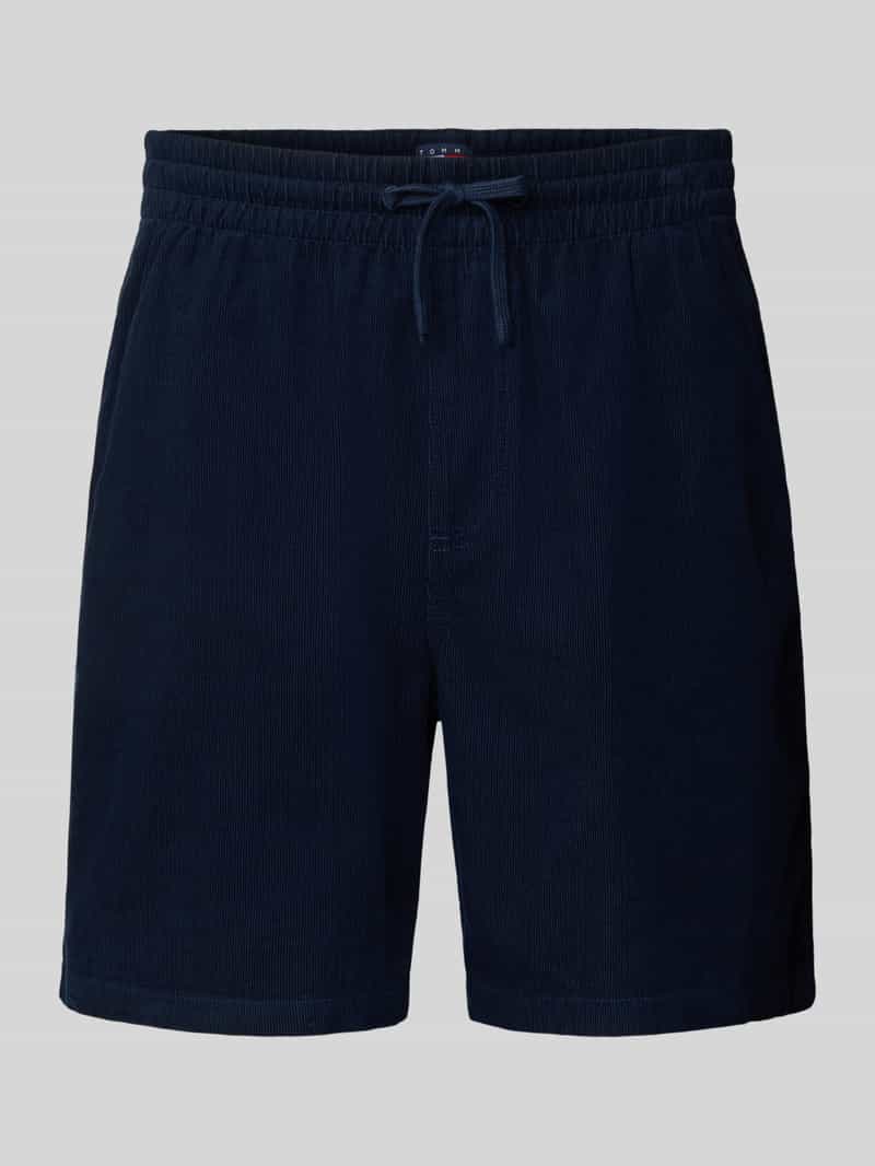 Tommy Jeans Tapered bermuda van katoenen corduroy