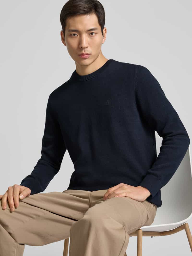 Marc O'Polo Regular fit pullover van puur katoen