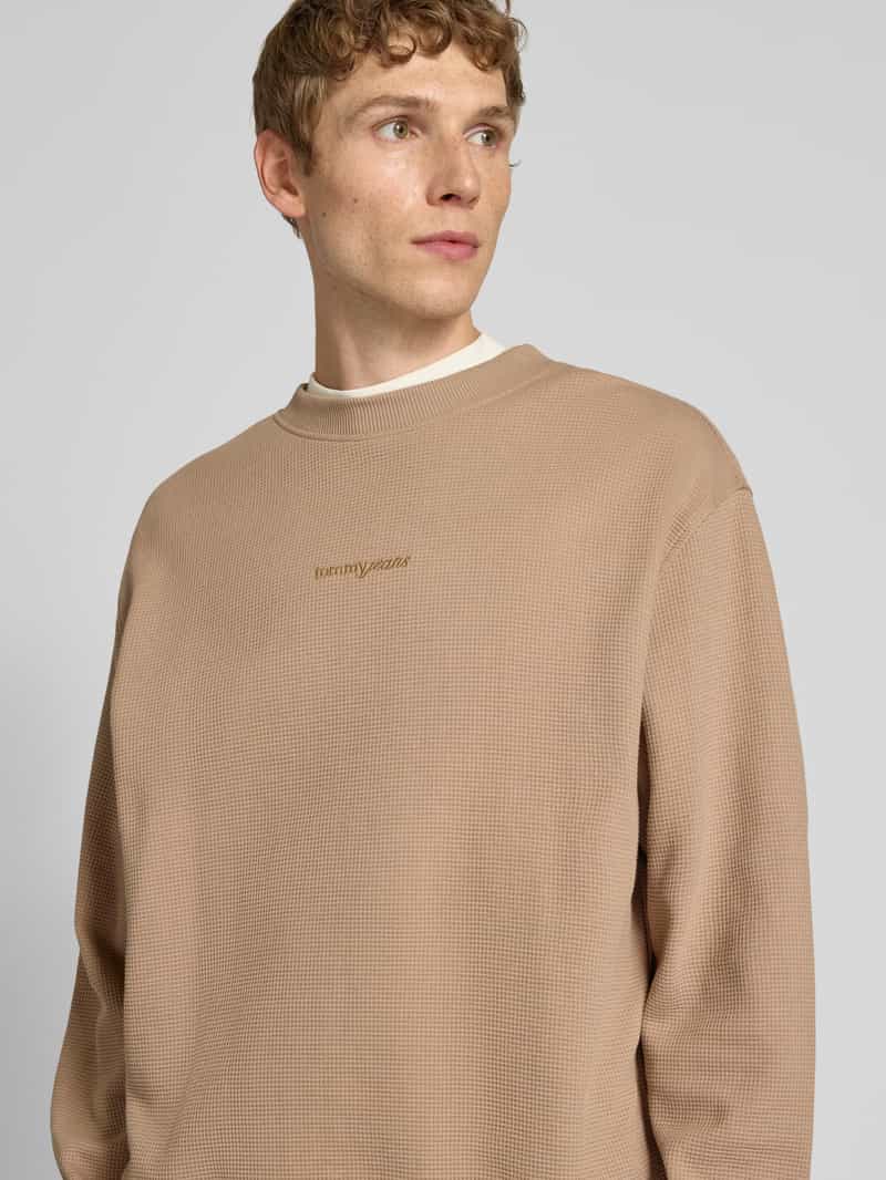 Tommy Jeans Regular fit sweatshirt van puur katoen