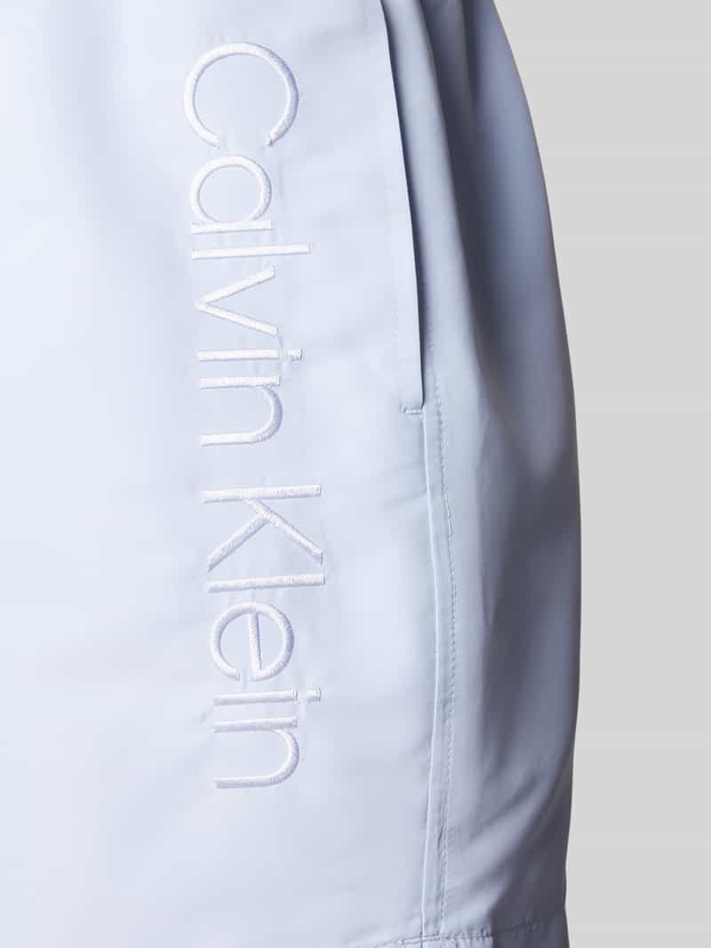 Calvin Klein Underwear Zwembroek met labelstitching