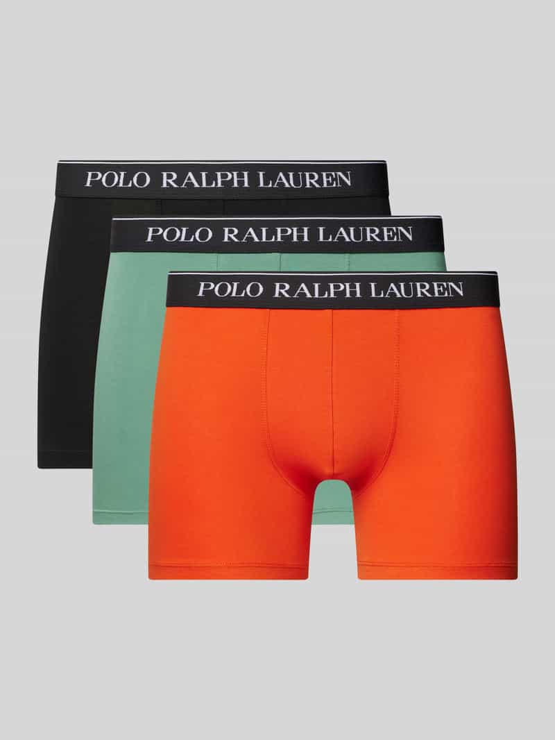 Polo Ralph Lauren Underwear Boxershort met band met label in een set van 3 stuks