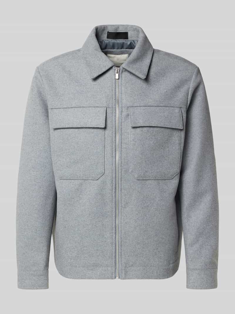 Jack & Jones Premium Overhemdjack met borstzakken model 'RUSSEL'