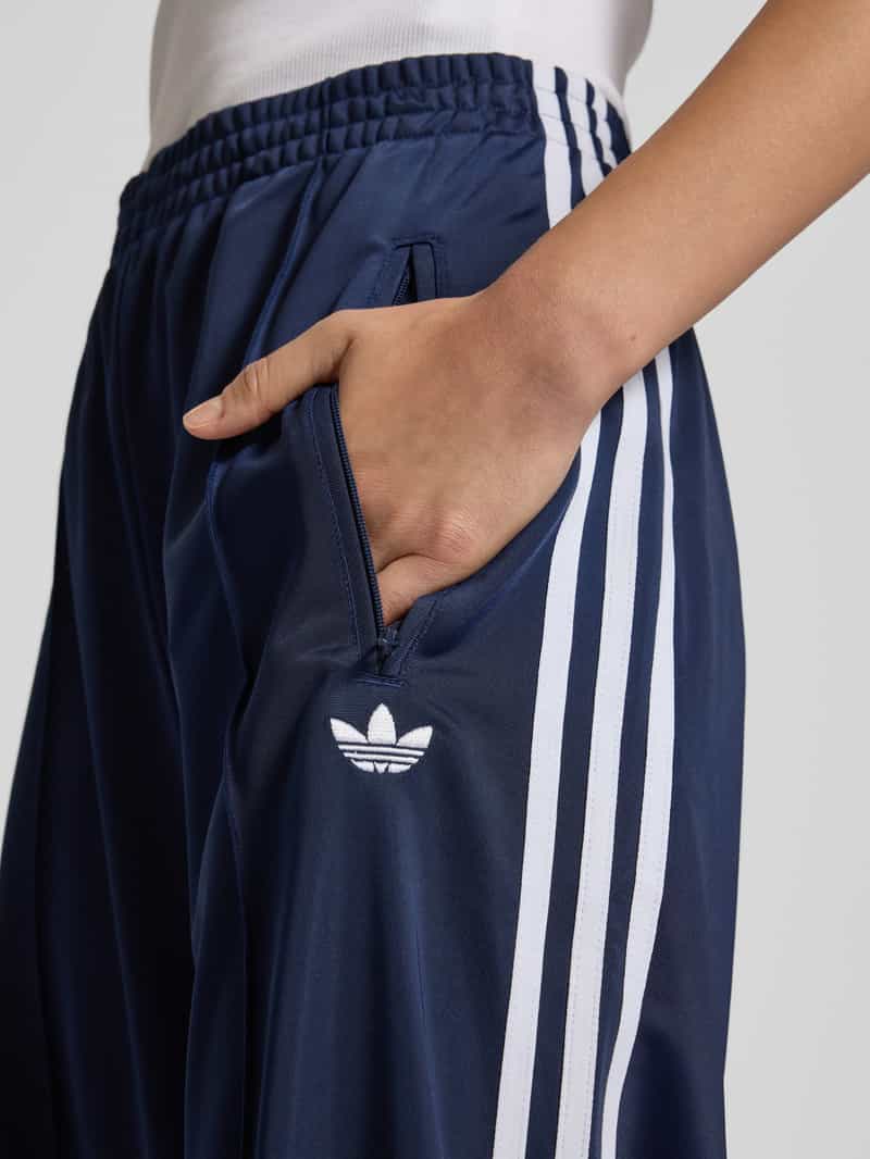 adidas Originals Wide leg sweatpants met logostitching model 'FIREBIRD'