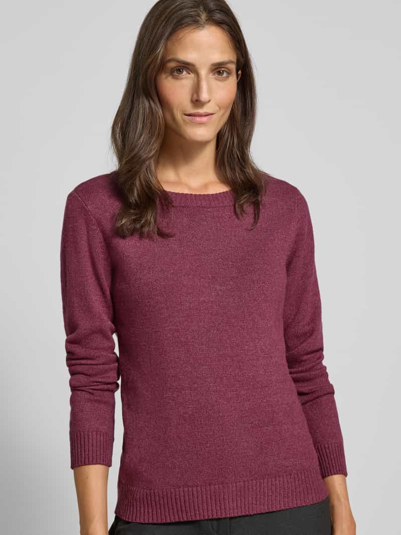 Vila Gebreide pullover met ronde hals model 'Viril'