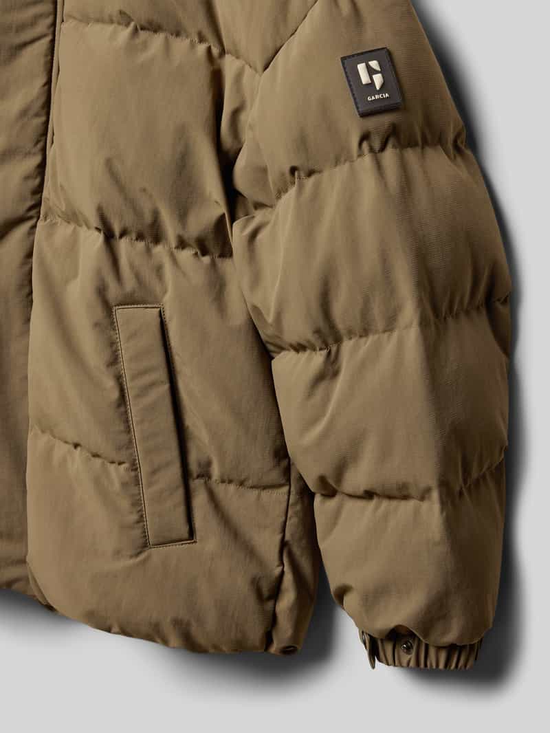 Garcia Regular fit winterjack in doorgestikte look