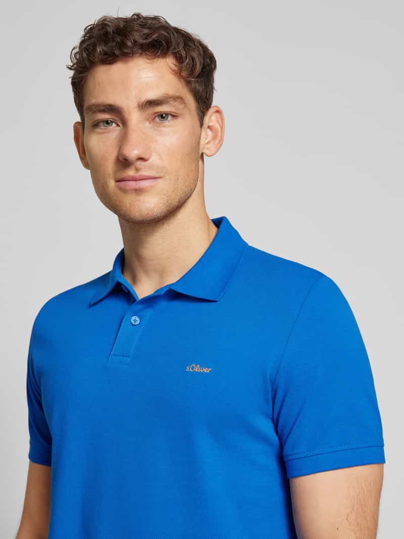 s.Oliver RED LABEL Poloshirt met labelstitching