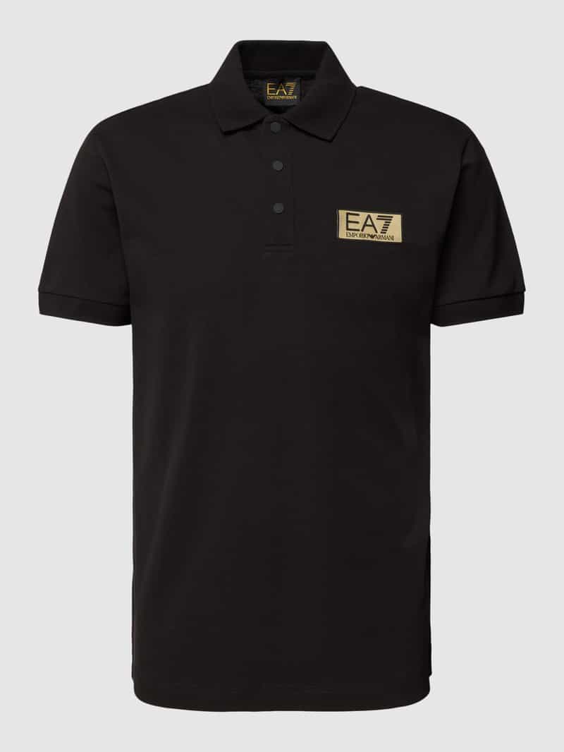 EA7 Emporio Armani Poloshirt met labelpatch