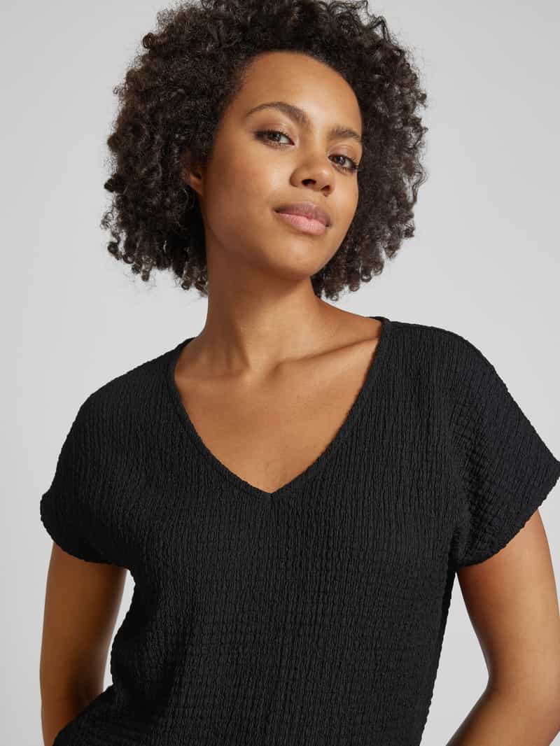 Opus T-shirt met kapmouwen model 'SAZZINA'