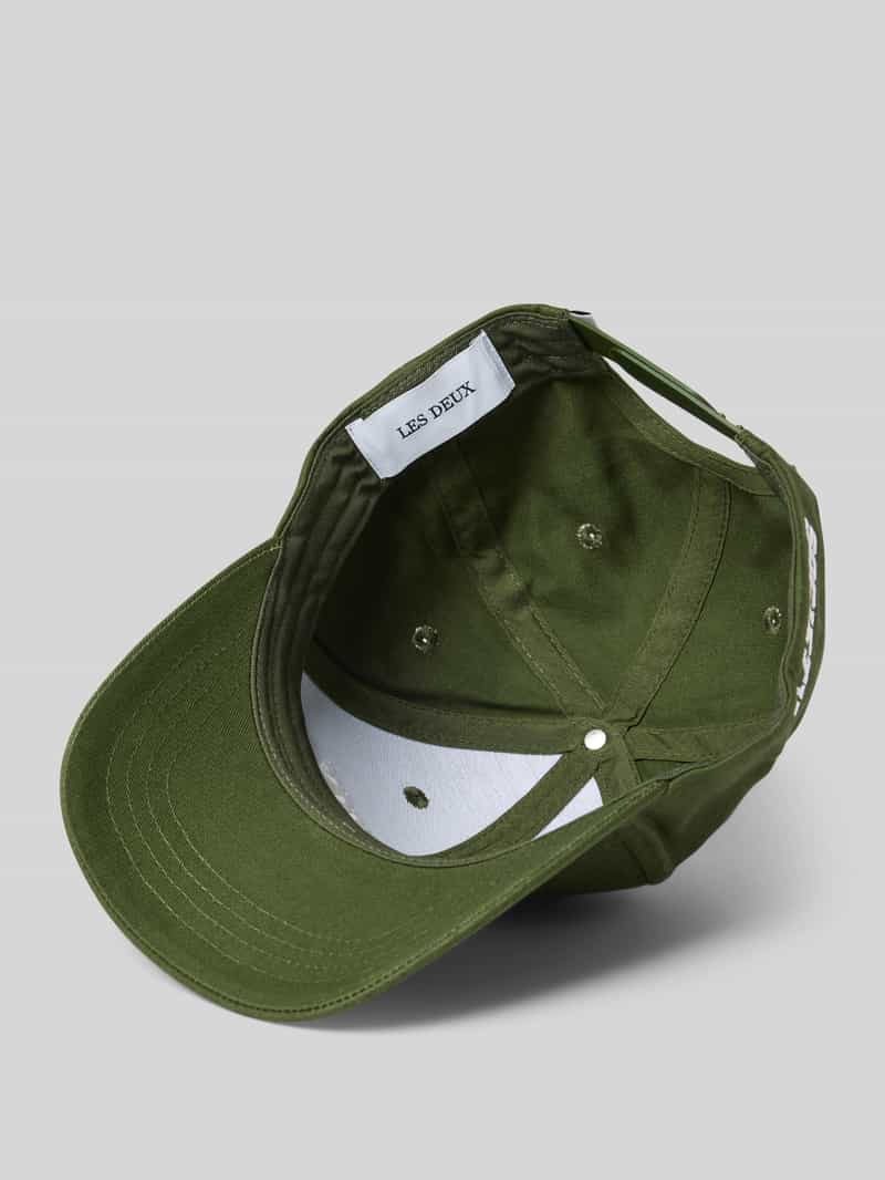 Les Deux Baseballpet met labelstitching