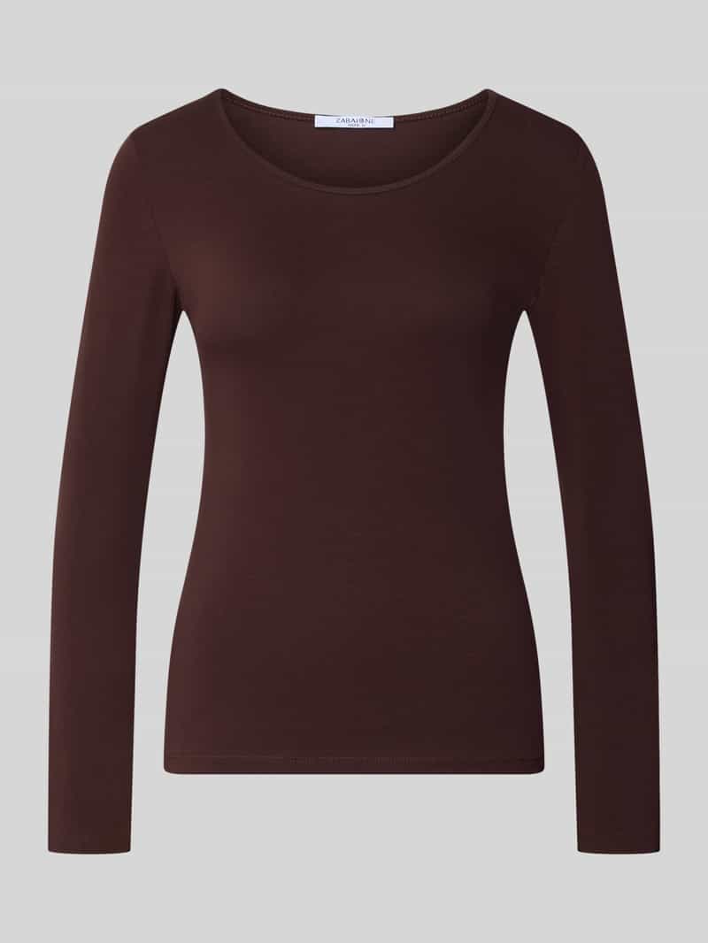 ZABAIONE shirt met lange mouwen met ronde hals