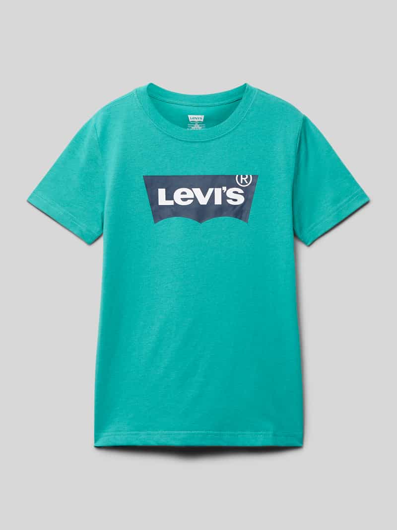 Levi s Kids T-shirt met labelprint