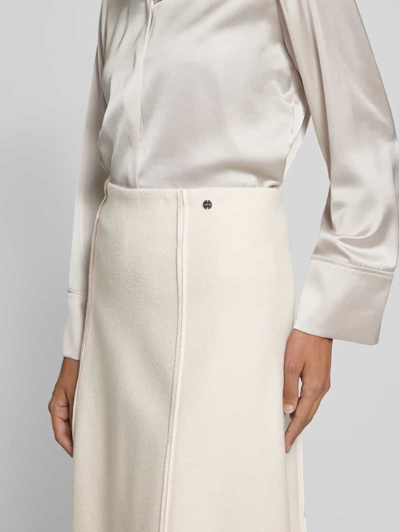 Marc Cain Midirok van wol met deelnaden