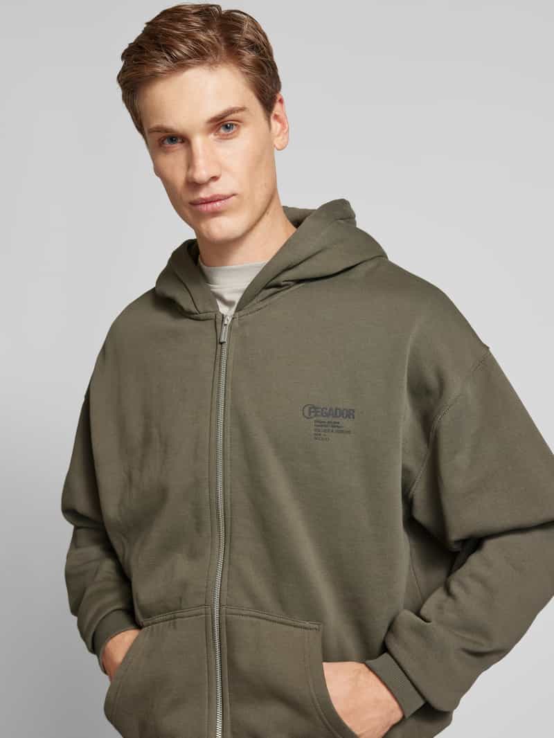 Pegador Oversized sweatjack met labelprint model 'MAHAN'