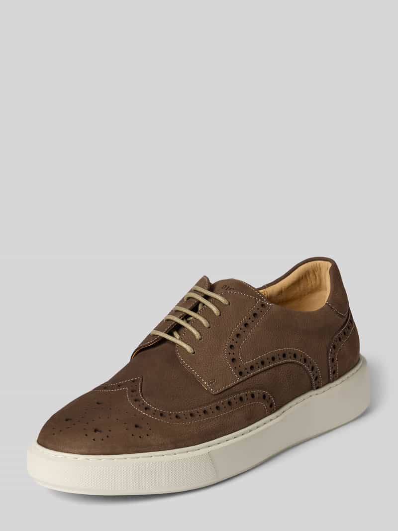 sneakers van echt leer model 'Saturn'