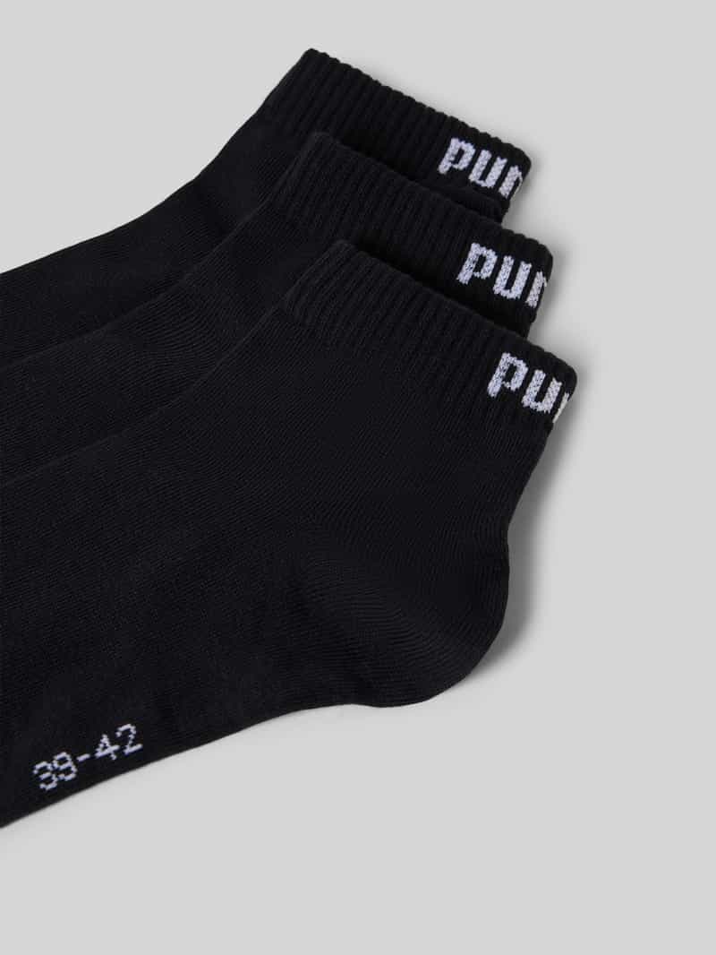 Puma sneakersokken - zwart (set van 3), foto 3